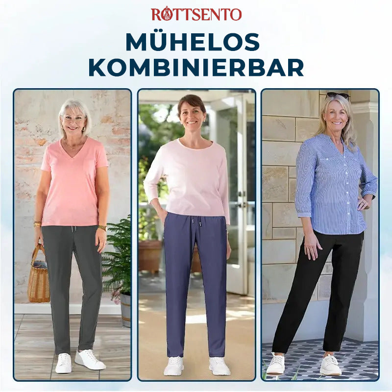 StretchActive – Ultraweiche, dehnbare Damen-Freizeithose mit schönem Fall