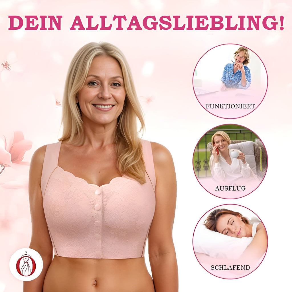 Rottsento-Bequemer, formender Haltungskorrektur-BH mit front-Knopfverschluss