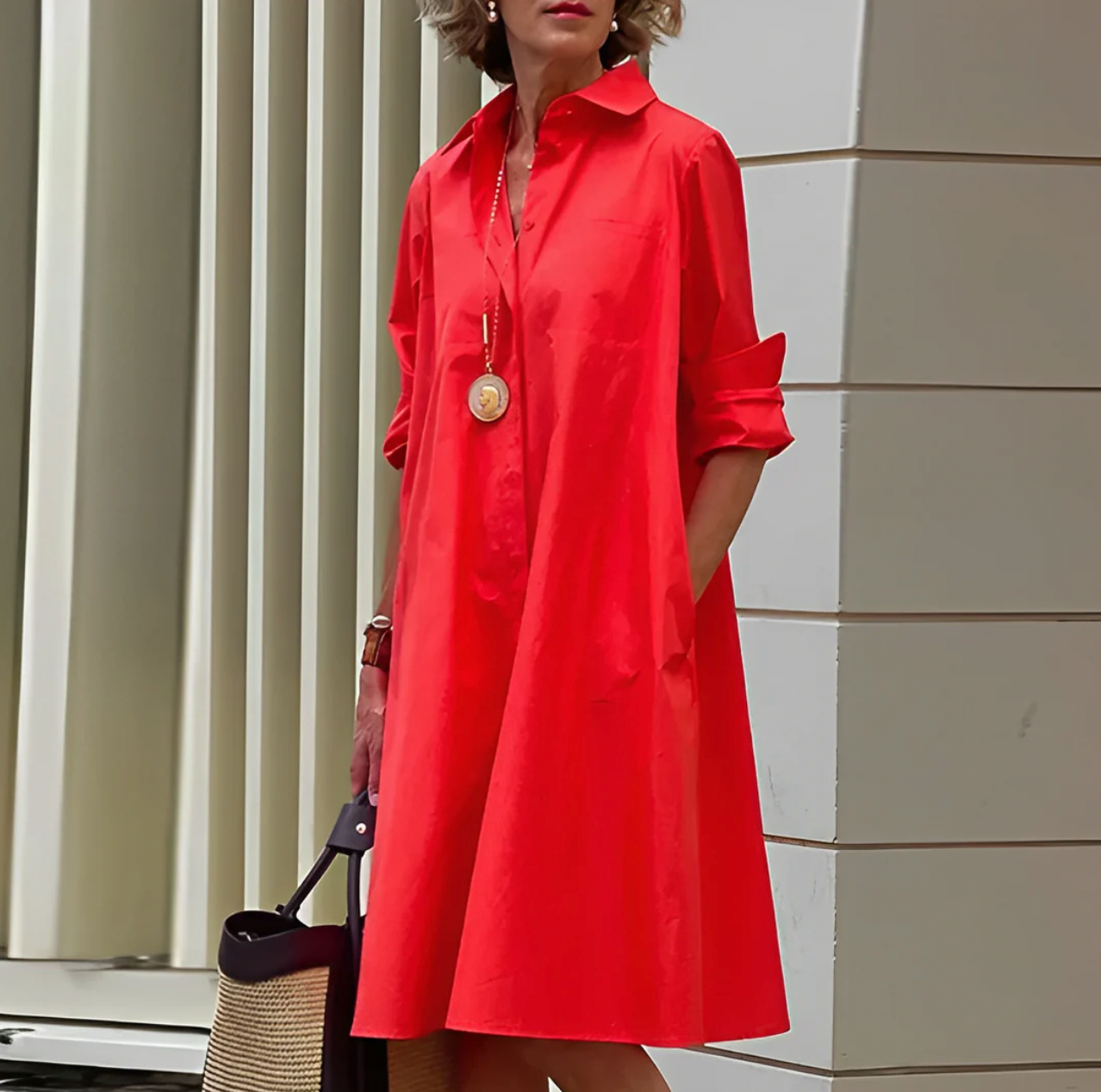 Stilvolles Polokleid - Damen Sommerkleid - Elegant & bequem