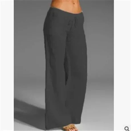 Leinenhose Sommer Herren Casual Hose Bequem