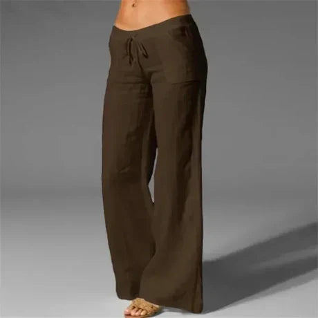 Leinenhose Sommer Herren Casual Hose Bequem