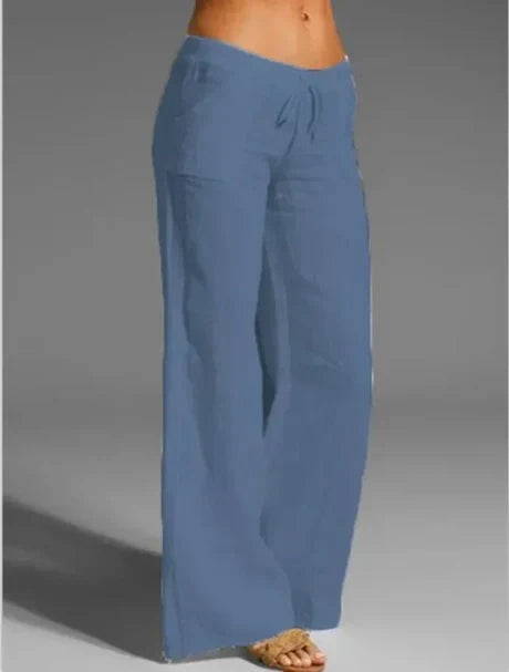 Leinenhose Sommer Herren Casual Hose Bequem