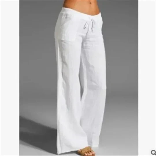 Leinenhose Sommer Herren Casual Hose Bequem