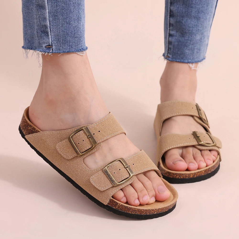 Orthopädische Sandalen mit Korkfußbett - bequem & gesund