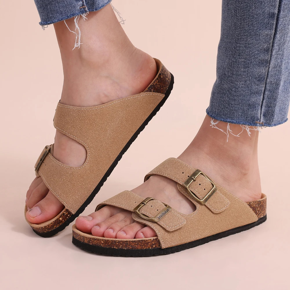 Orthopädische Sandalen mit Korkfußbett - bequem & gesund