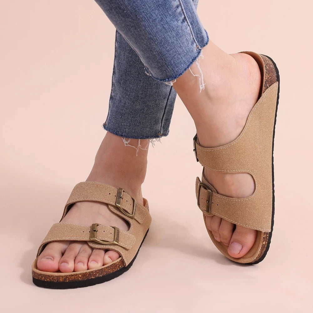 Orthopädische Sandalen mit Korkfußbett - bequem & gesund