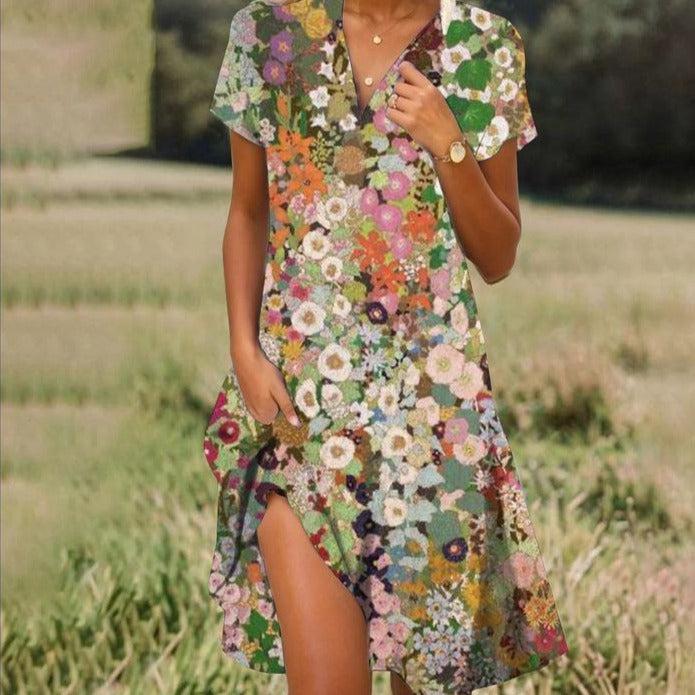 Stilvolles Sommerkleid Midi - Leicht & bequem