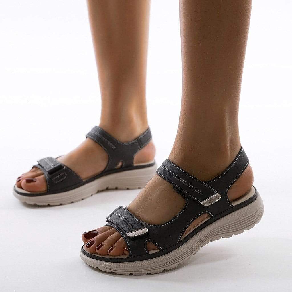 Damen Orthopädische Sandalen mit verstellbaren Riemen