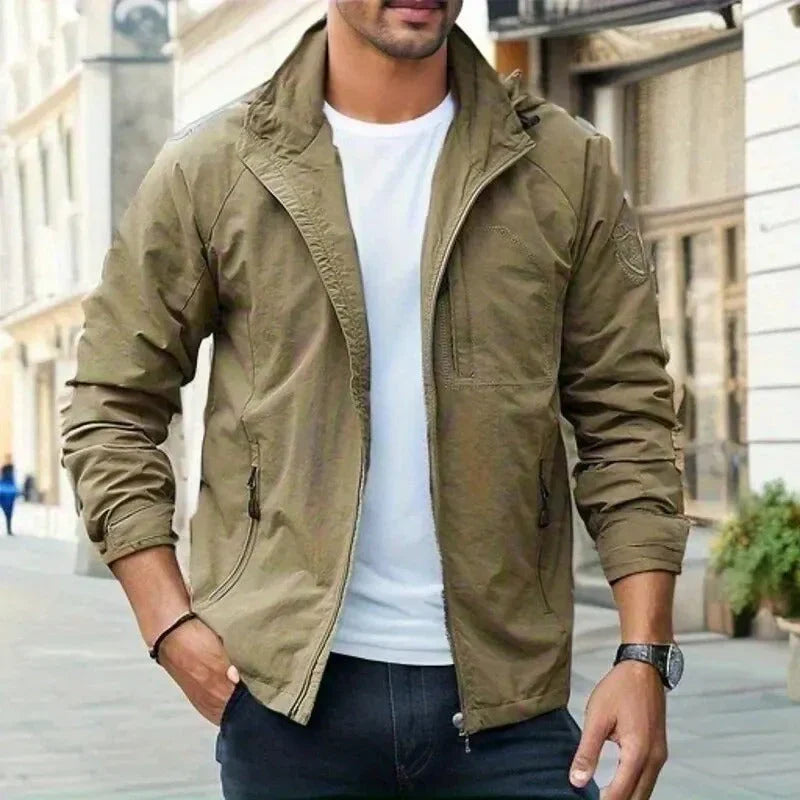 Leichte Herren Übergangsjacke: Zeitloses Design & Komfort