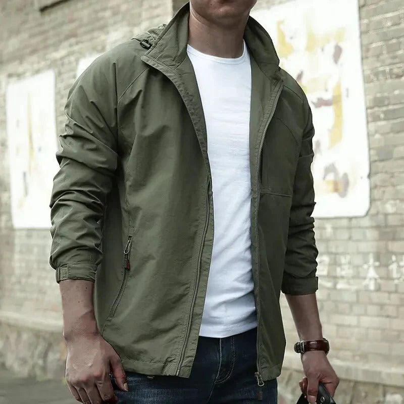 Leichte Herren Übergangsjacke: Zeitloses Design & Komfort
