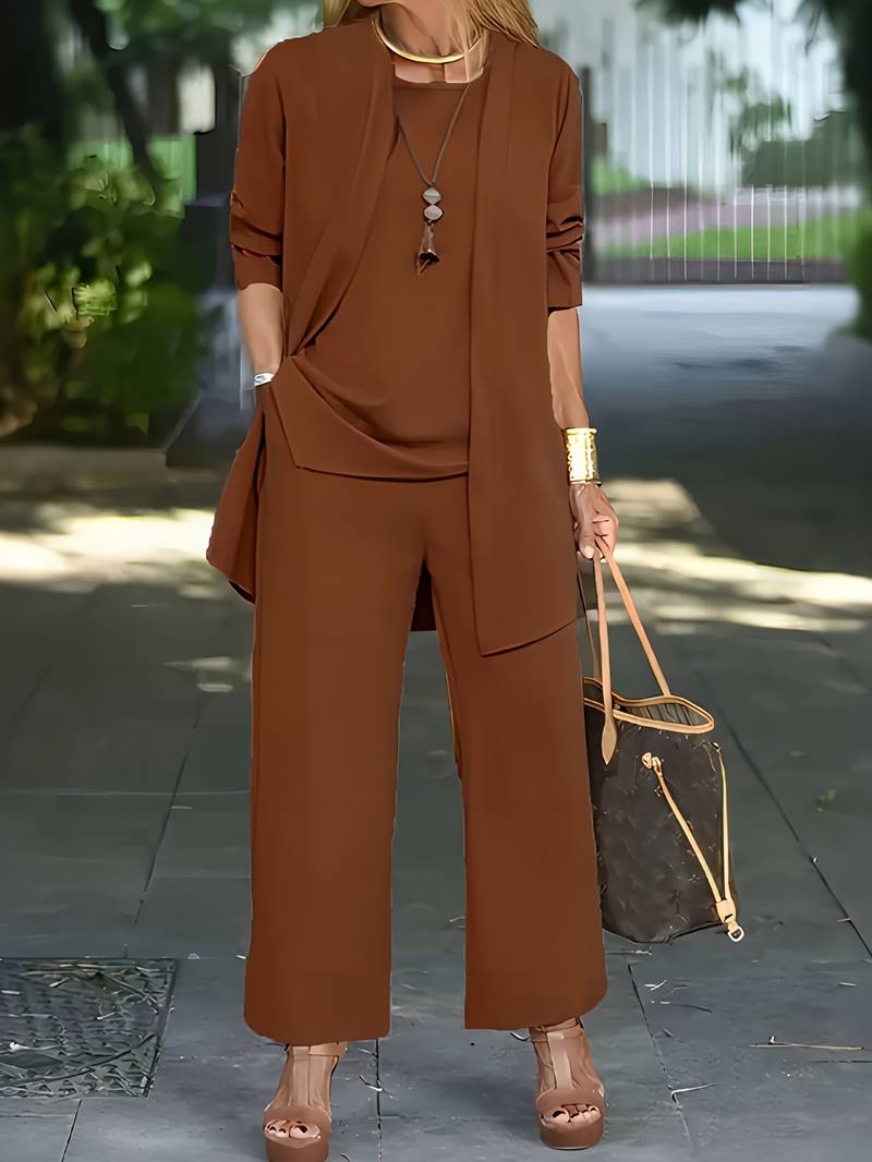 Elegantes Damen-3-teiliges Outfit