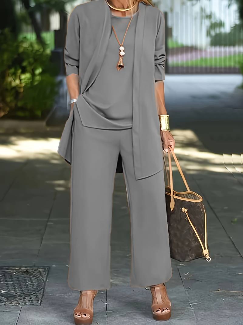 Elegantes Damen-3-teiliges Outfit