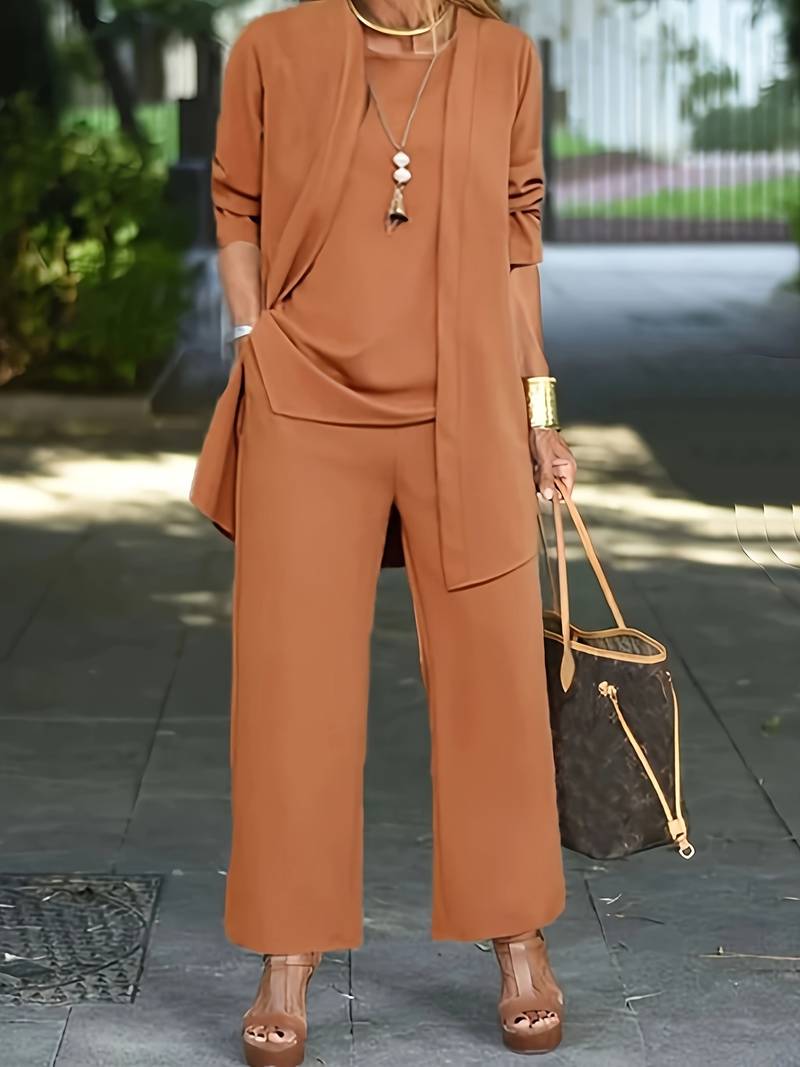 Elegantes Damen-3-teiliges Outfit