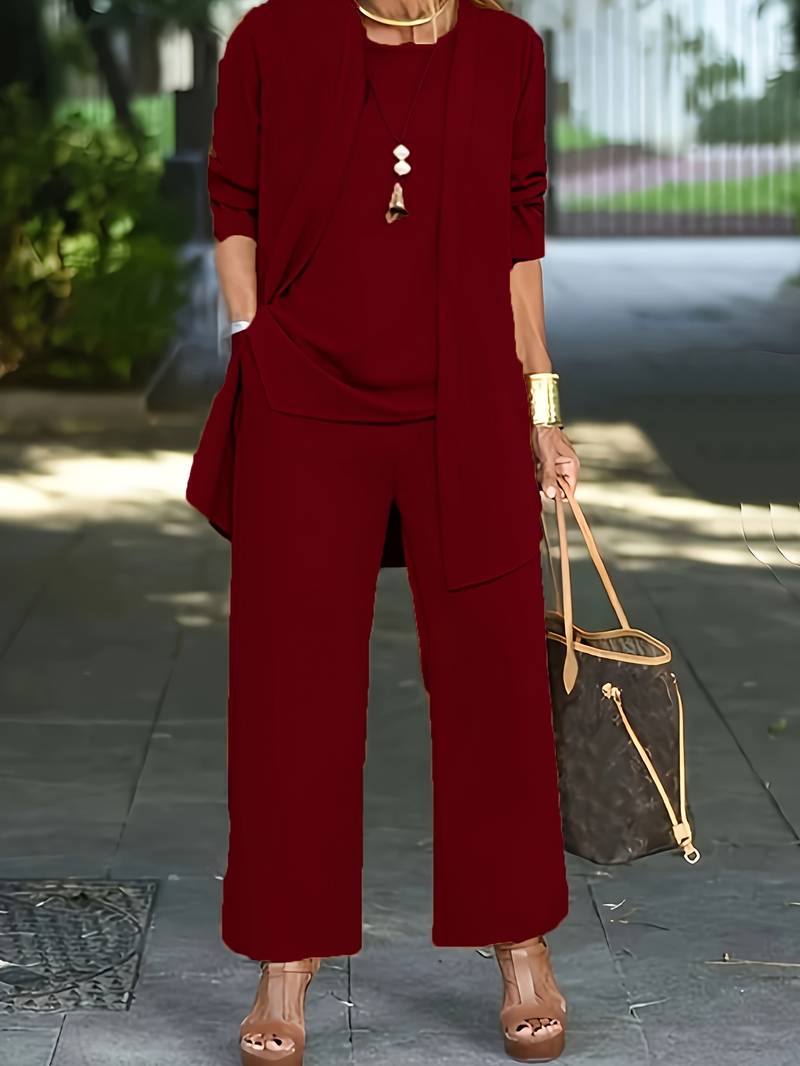 Elegantes Damen-3-teiliges Outfit
