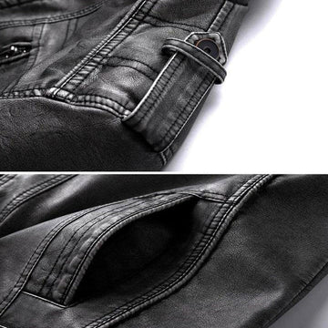 Hochwertige Herren Lederjacke - Motorradjacke