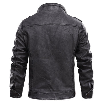 Hochwertige Herren Lederjacke - Motorradjacke