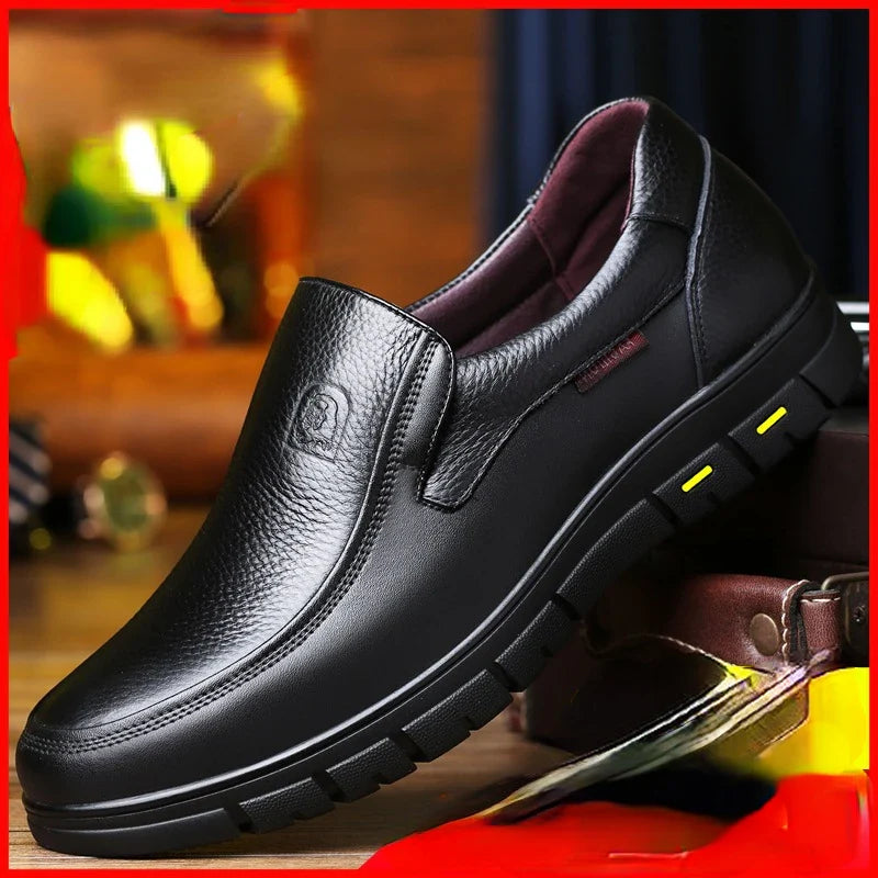 Herren Lederschuhe Freizeit Sneaker Loafer