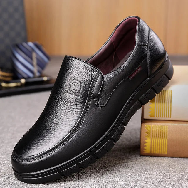 Herren Lederschuhe Freizeit Sneaker Loafer