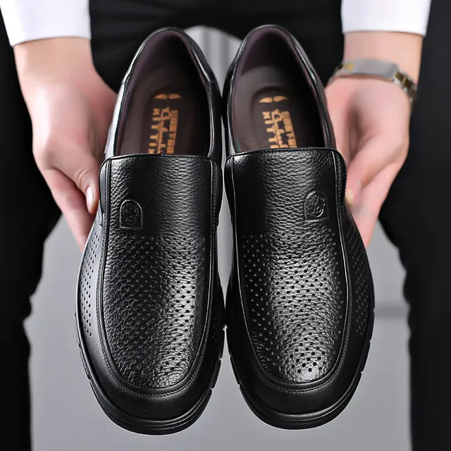 Herren Lederschuhe Freizeit Sneaker Loafer