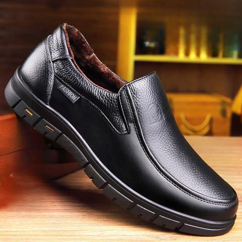 Herren Lederschuhe Freizeit Sneaker Loafer