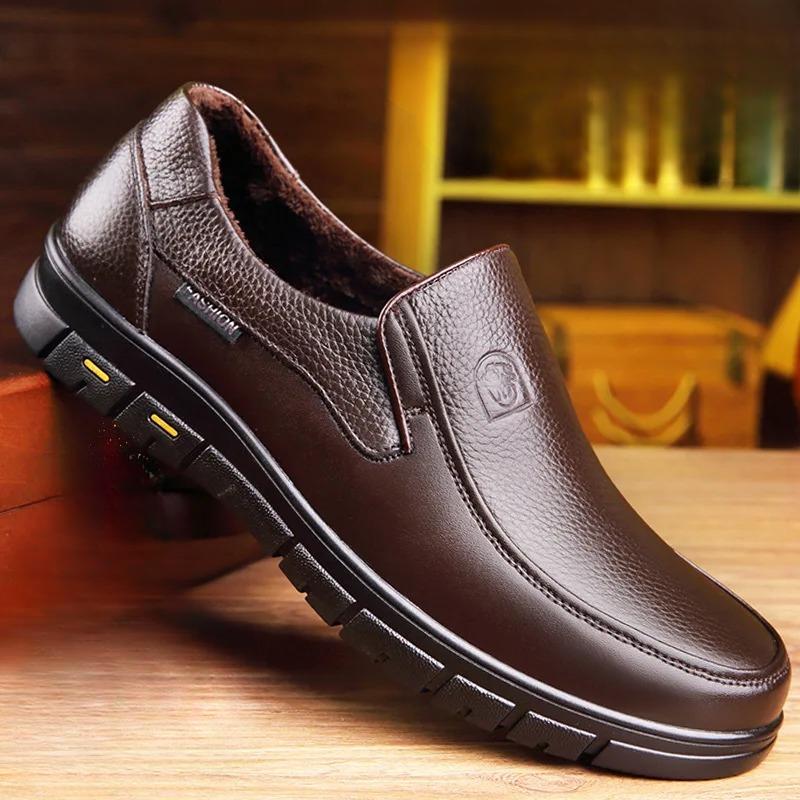 Herren Lederschuhe Freizeit Sneaker Loafer