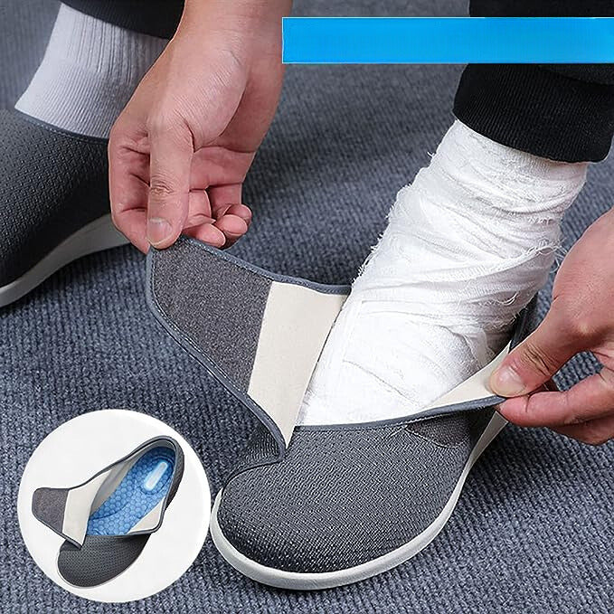 Weite Diabetikerschuhe mit Klettverschluss