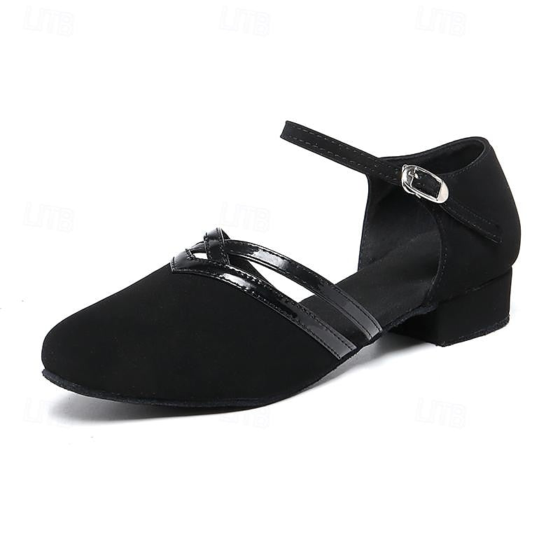 Damenschuhe Modern Tanzschuhe Wildleder Schwarz