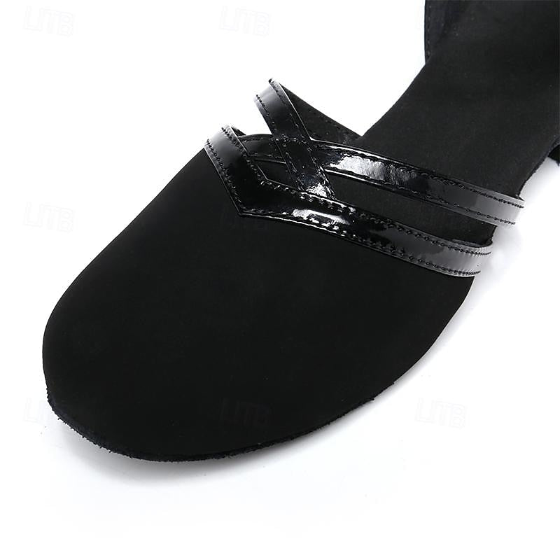 Damenschuhe Modern Tanzschuhe Wildleder Schwarz