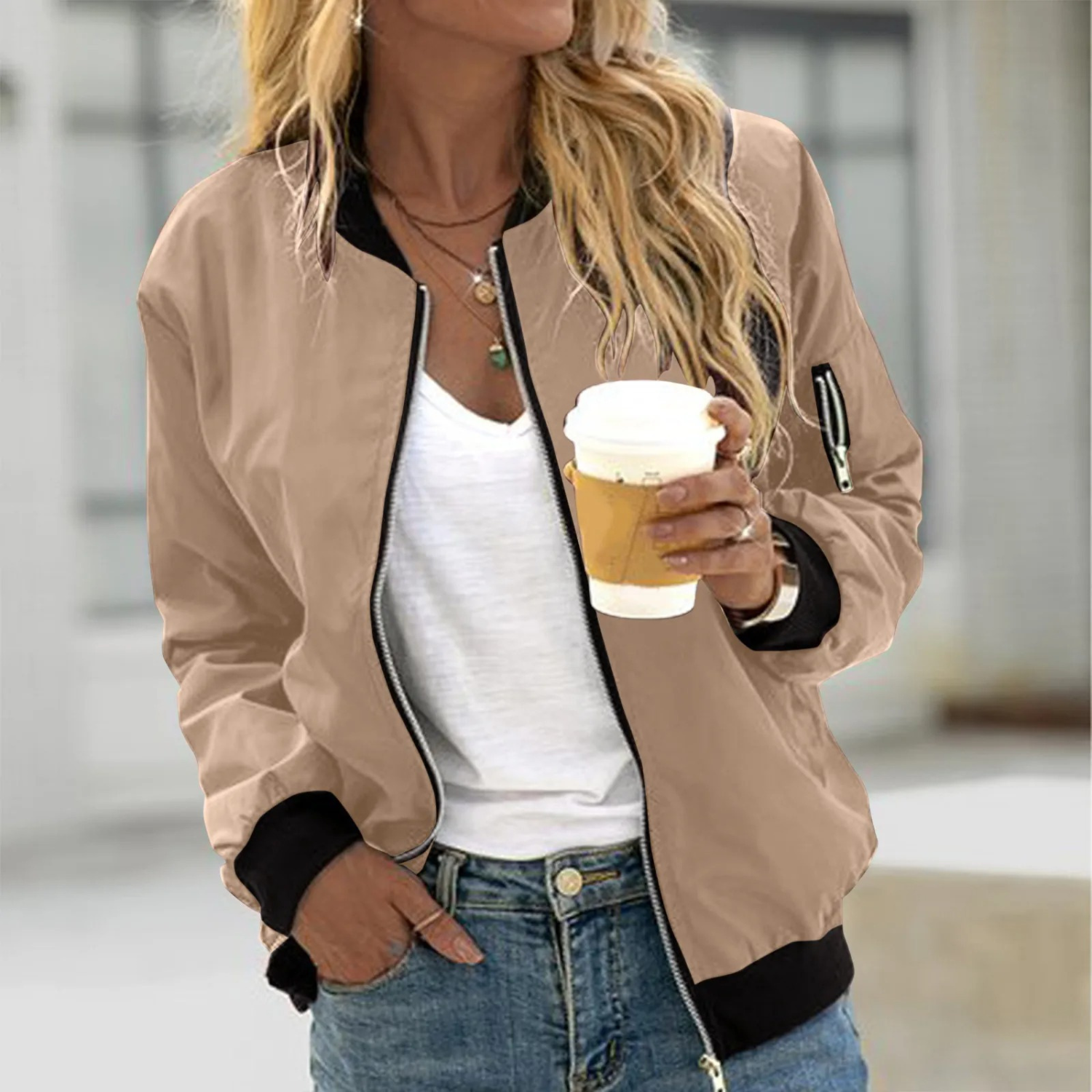 Damen Bomberjacke: Modisch & bequem