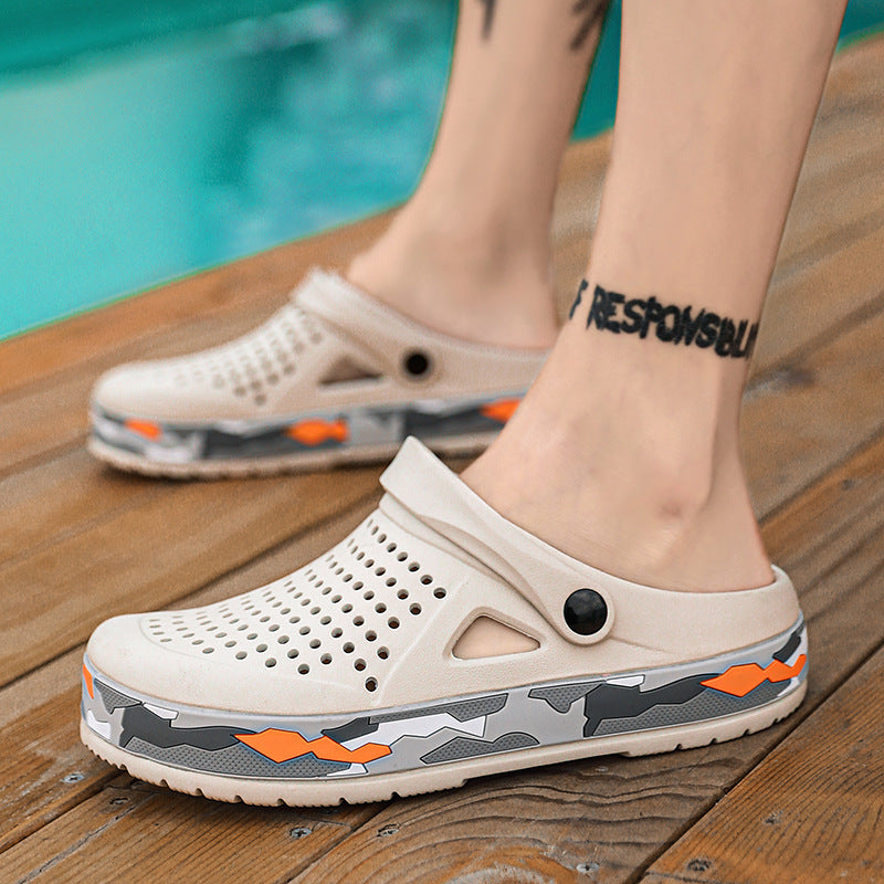 Herren Outdoor Slip-On Crocs: Atmungsaktiv & Rutschfest