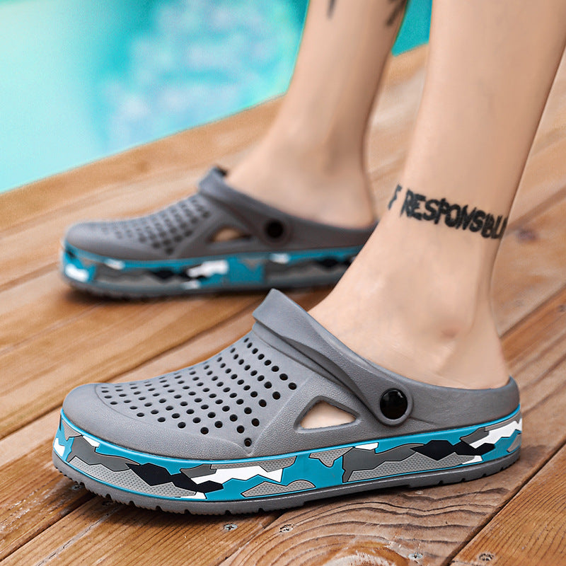 Herren Outdoor Slip-On Crocs: Atmungsaktiv & Rutschfest