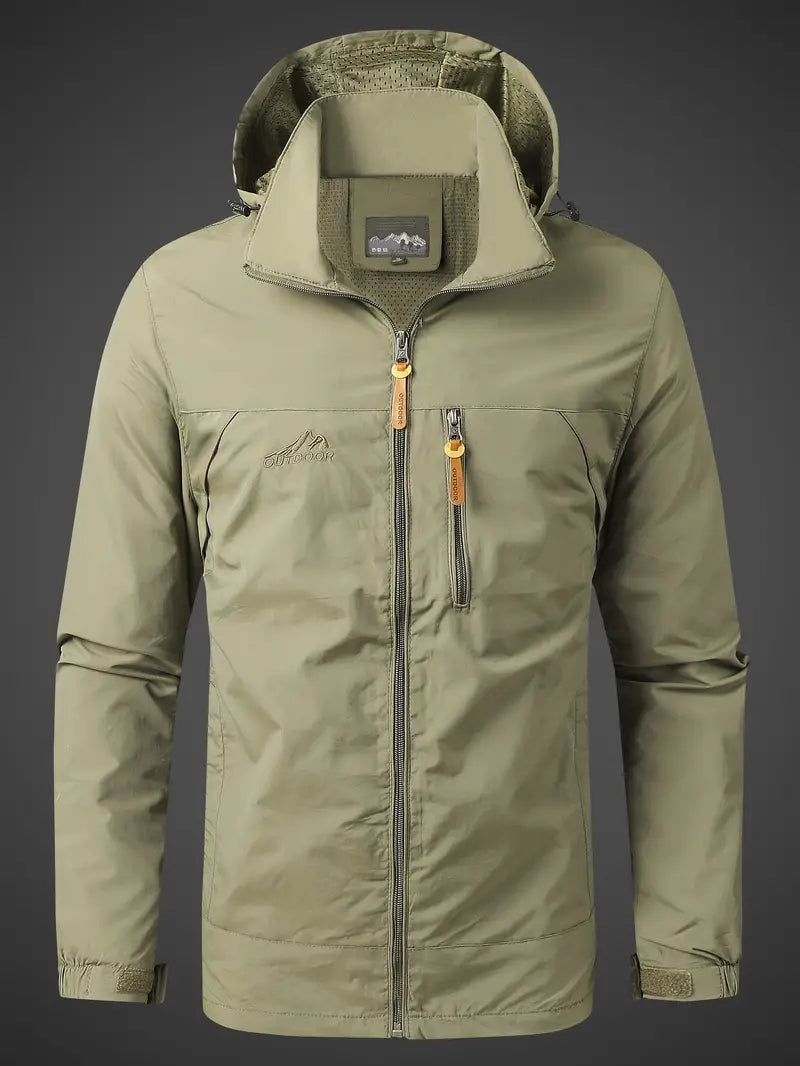 Wasser- und Winddichte Herren Outdoorjacke