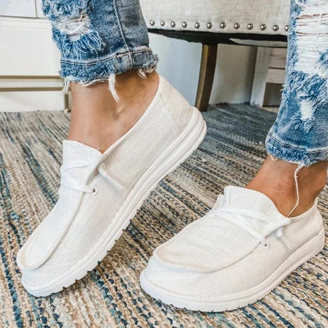 Damen Schnürschuhe aus weichem Leder - bequem & trendy