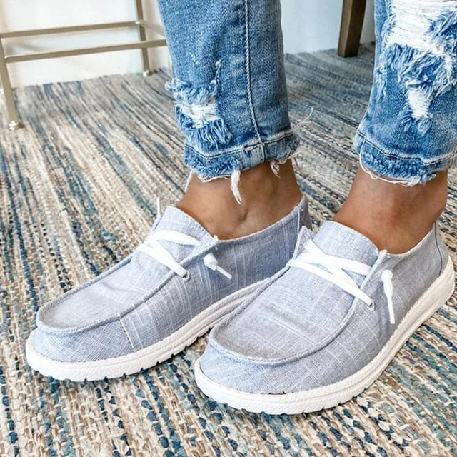 Damen Schnürschuhe aus weichem Leder - bequem & trendy