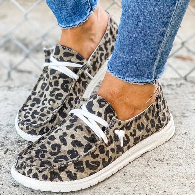 Damen Schnürschuhe aus weichem Leder - bequem & trendy