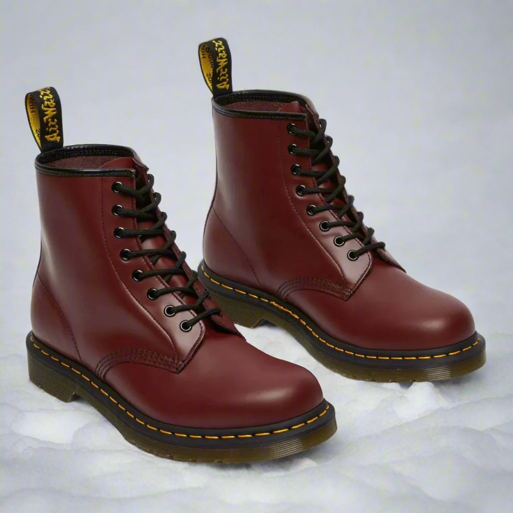 Damen Schnürstiefel mit robuster Sohle