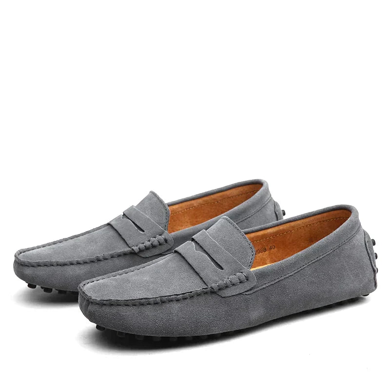 Wildlederschuhe Slipper Italienischer Stil