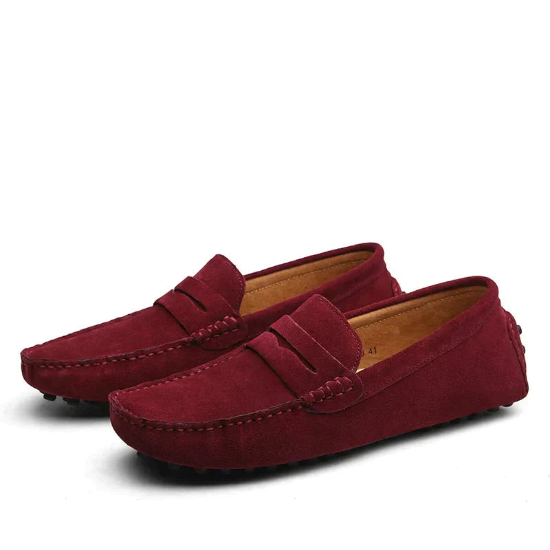 Wildlederschuhe Slipper Italienischer Stil