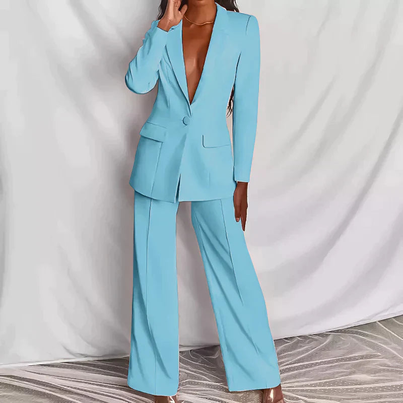 Elegantes Blazer-Hosen-Set