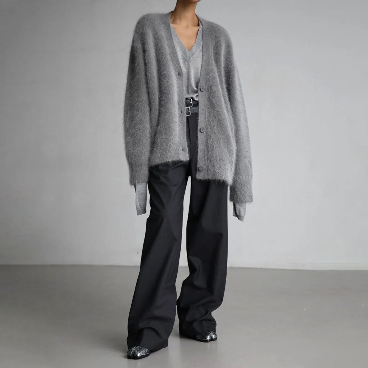 Kuschelige Kaschmir Strickjacke Damen