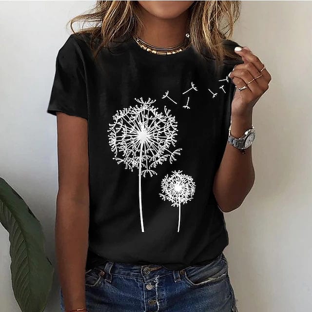 Eleganter Löwenzahn-Shirt: Zeitloses Design & Komfort