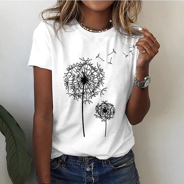 Eleganter Löwenzahn-Shirt: Zeitloses Design & Komfort