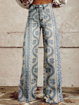 Blaues Muster