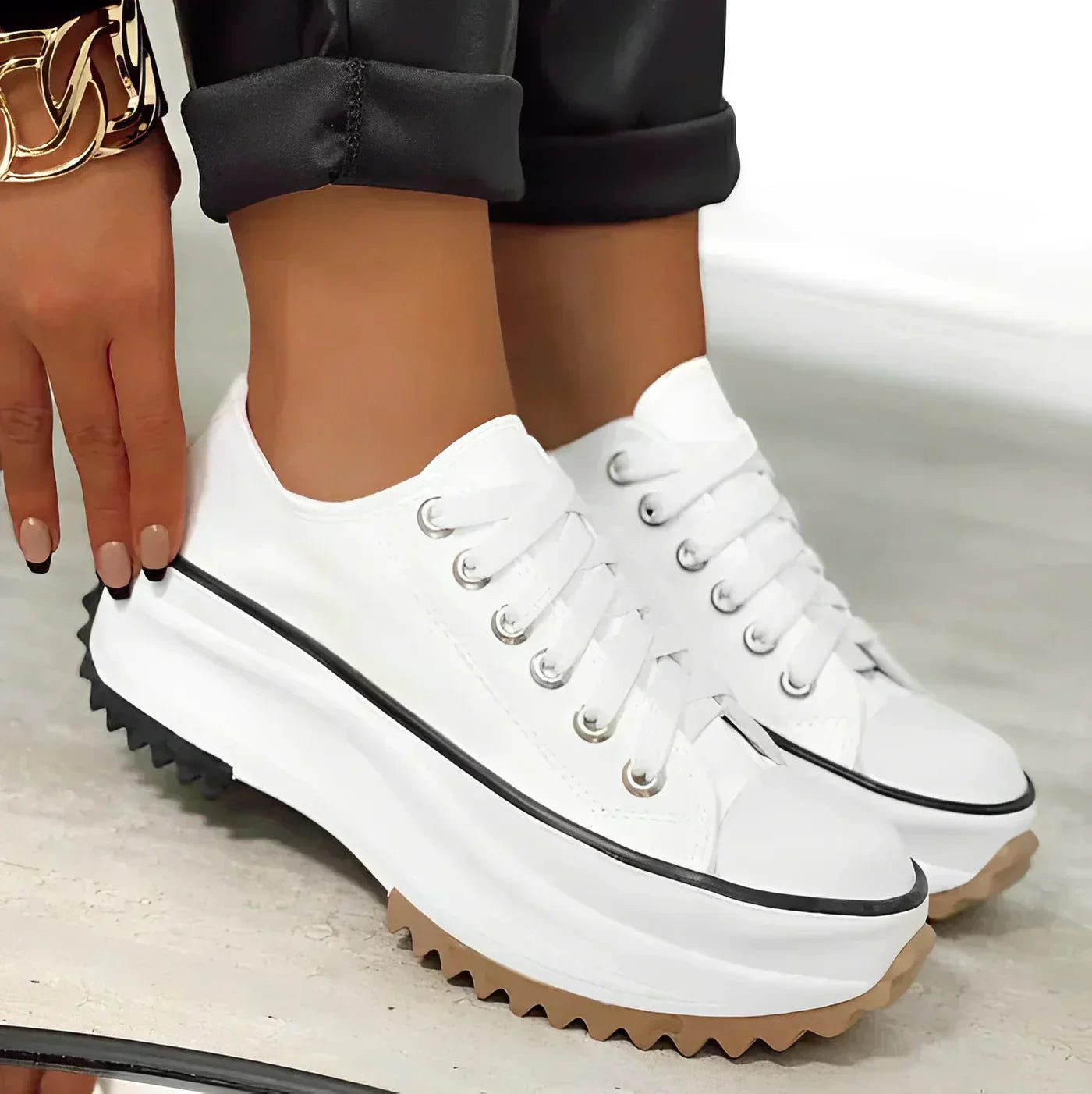 Orthopädische Damen-Plattform-Sneaker