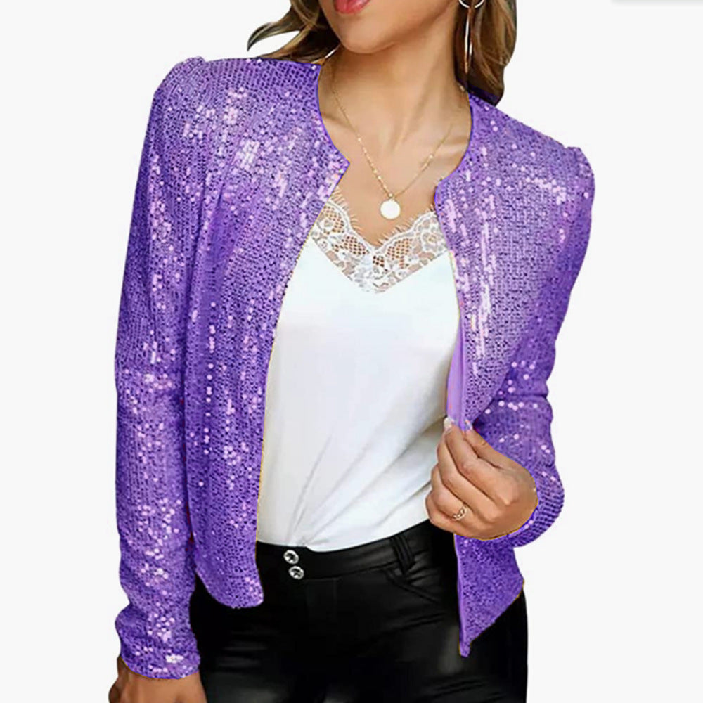 Stilvoller Damen-Blazer mit Glanz