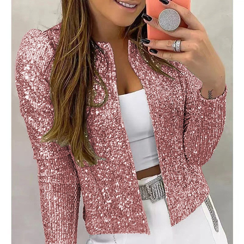 Stilvoller Damen-Blazer mit Glanz