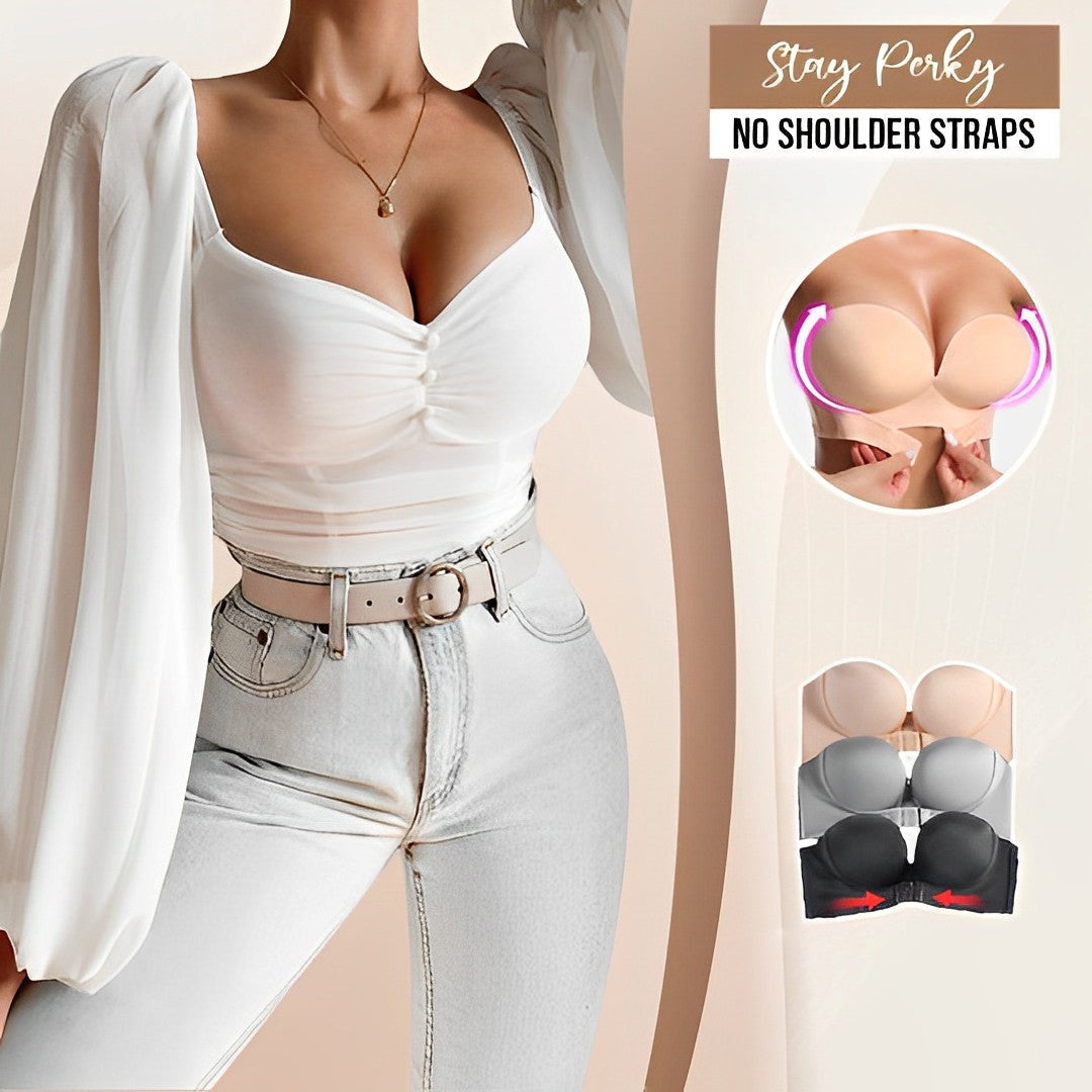 Trägerloser Push-up BH mit maximalem Lift