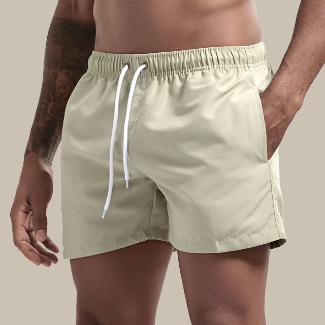 Herren Schwimmshorts Schnelltrocknend Basic