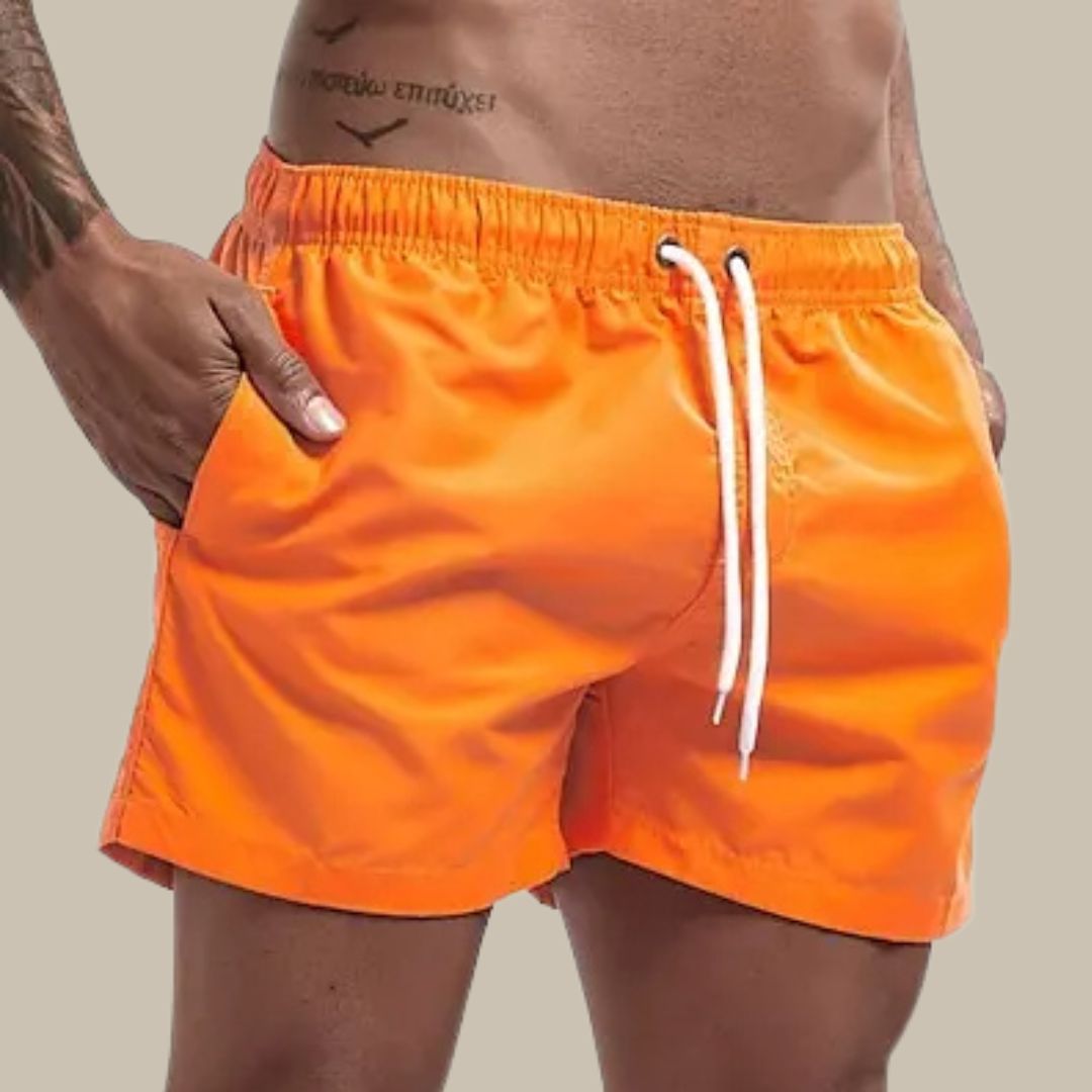 Herren Schwimmshorts Schnelltrocknend Basic