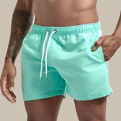 Herren Schwimmshorts Schnelltrocknend Basic